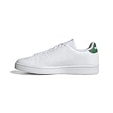 adidas Advantage Shoes, Sneaker Uomo, Ftwwht Ftwwht Green, 44 2/3 EU