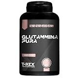 L-Glutammina Pura | Stimola aumento GH ormone della crescita | Diminuisce fatica post allenamento | Integratore di Glutamina Amminoacido Made in Italy | 120 compresse T-Rex Integratori