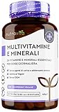 Multivitaminico e Minerali - 365 Compresse Vegane (Fornitura di 1 anno) con 26 Vitamine e Minerali Essenziali - Compresse Multivitaminiche per Uomini e Donne - Prodotto nel Regno Unito da Nutravita