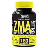 ZMA Alta Concentrazione 180 compresse. Integratore Testosterone Massa Muscolare a base di Zinco, Magnesio e Vitamina B6. Riduce Stanchezza e Affaticamento. NO GLUTINE E LATTOSIO. Zma PLUS da Agocap