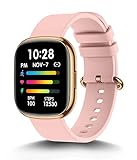 Fitonme Smartwatch Donna, Fitness Tracker con Ossigeno nel sangue, pressione sanguigna, frequenza cardiaca e monitoraggio del sonno, notifica dei messaggi, contapassi, orologio per Android iPhone