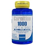 YAMAMOTO Nutrition, Carnitine 1000, 90 compresse, Integratore Alimentare a Base di Carnitina 1000mg per Sportivi, 122 gr