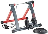 FITFIU Fitness ROB-10 - Rullo per bicicletta pieghevole per l'allenamento indoor, con 6 livelli di resistenza e supporto per le ruote, preparatore di biciclette compatibile con ruote da 26'' a 29''