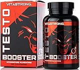 Vitastrong Testosterone Booster | Aumento Estremo Livelli di Testosterone | 100% Naturale e Sicuro | Made in Italy Alta Qualità | Per Aumento Massa Magra